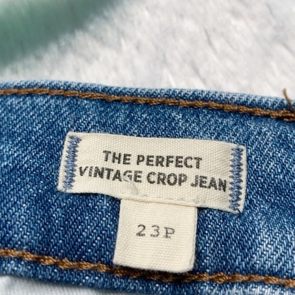 Like New Madewell The Perfect Vintage Crop Jean, size 23P - Picture 7 of 8